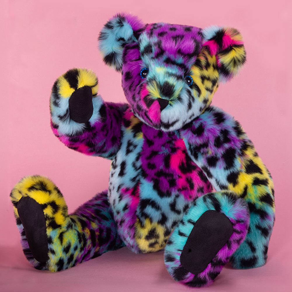 20 In. Special Edition Rainbow Leopard Bear