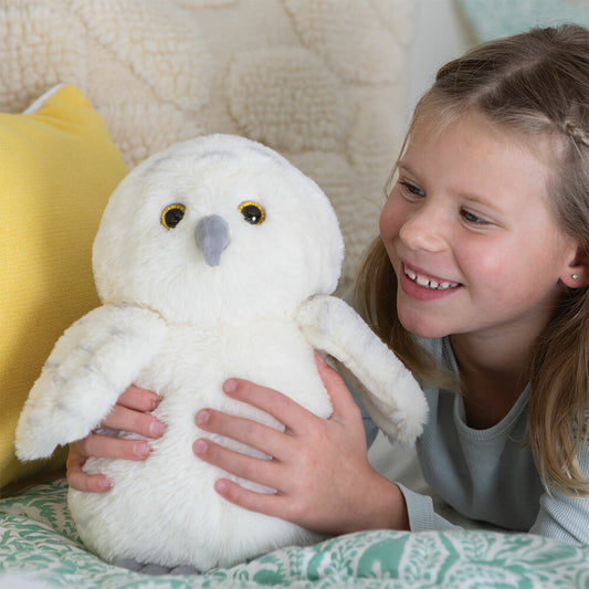 15 In. Cuddle Chunk Snowy Owl