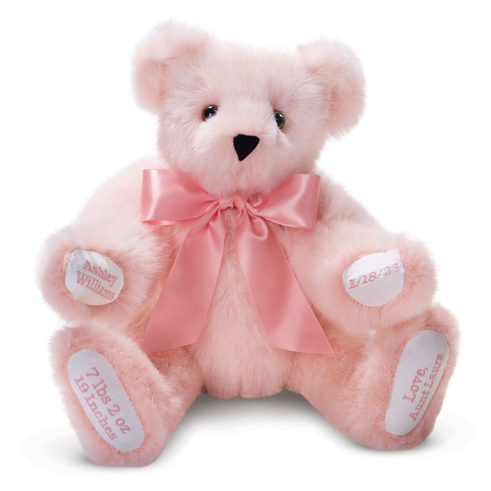 15 In. Premium Baby Girl Bear, Pink