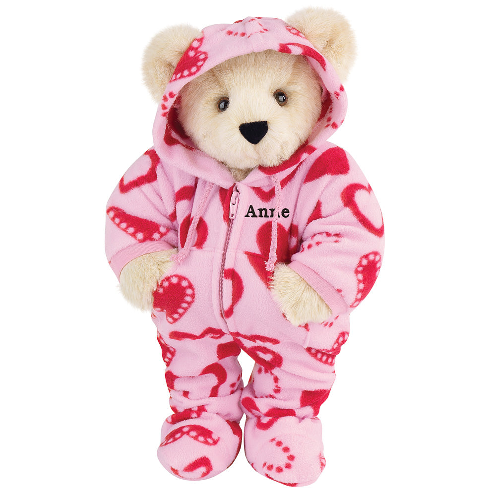 15 In. Hoodie-Footie Sweetheart Bear