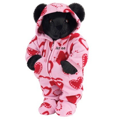 15 In. Hoodie-Footie Sweetheart Bear