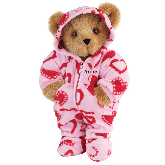 15 In. Hoodie-Footie Sweetheart Bear