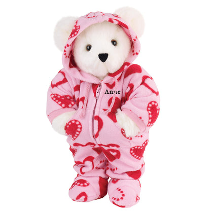 15 In. Hoodie-Footie Sweetheart Bear