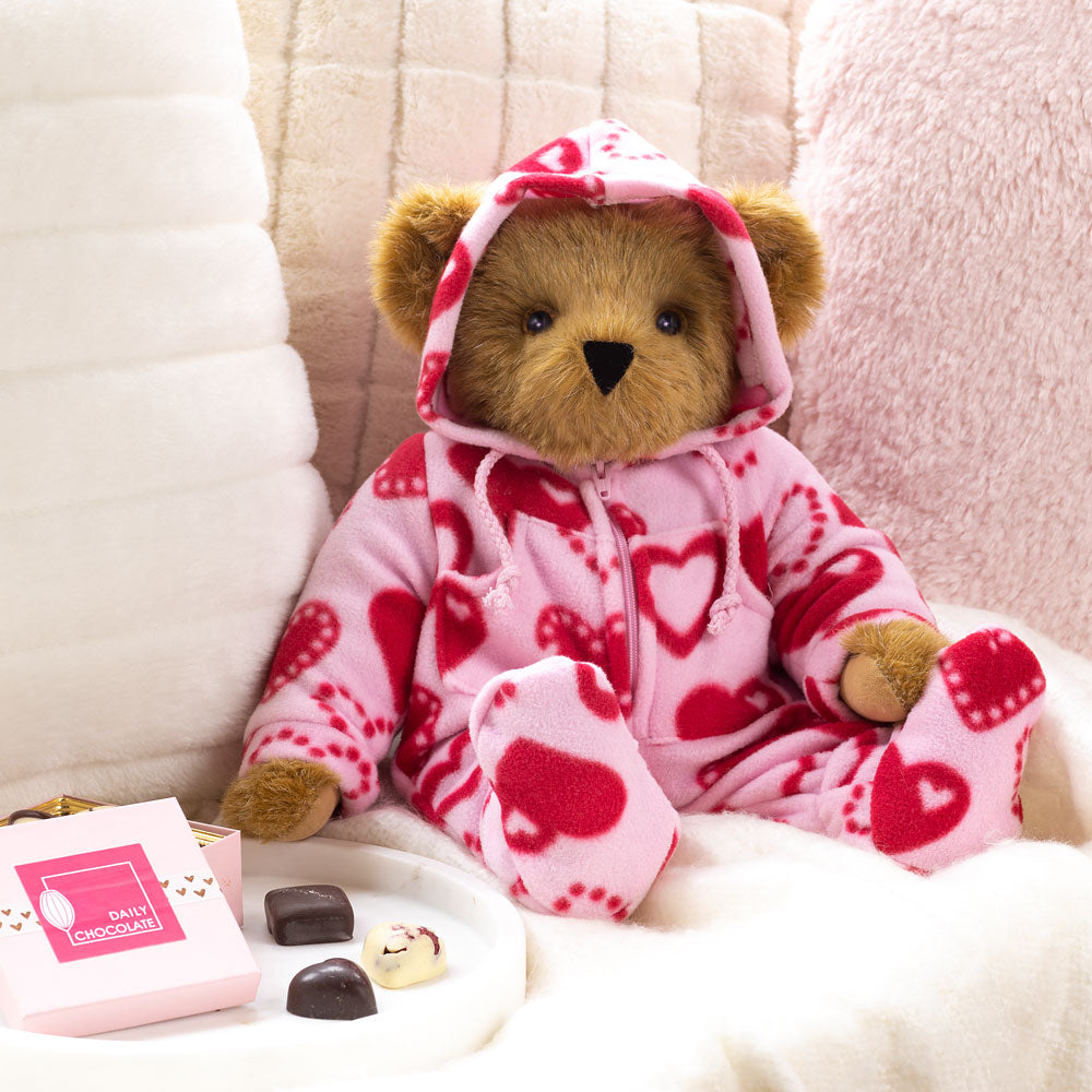 15 In. Hoodie-Footie Sweetheart Bear