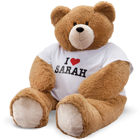 4 Ft. Big Hunka Love I HEART You T-Shirt Bear