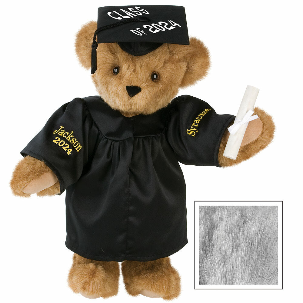 15 In. Class of 2024 Graduation Bear in Black Gown