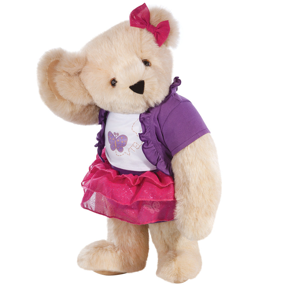 15 In. Glitter Whimsy Bear