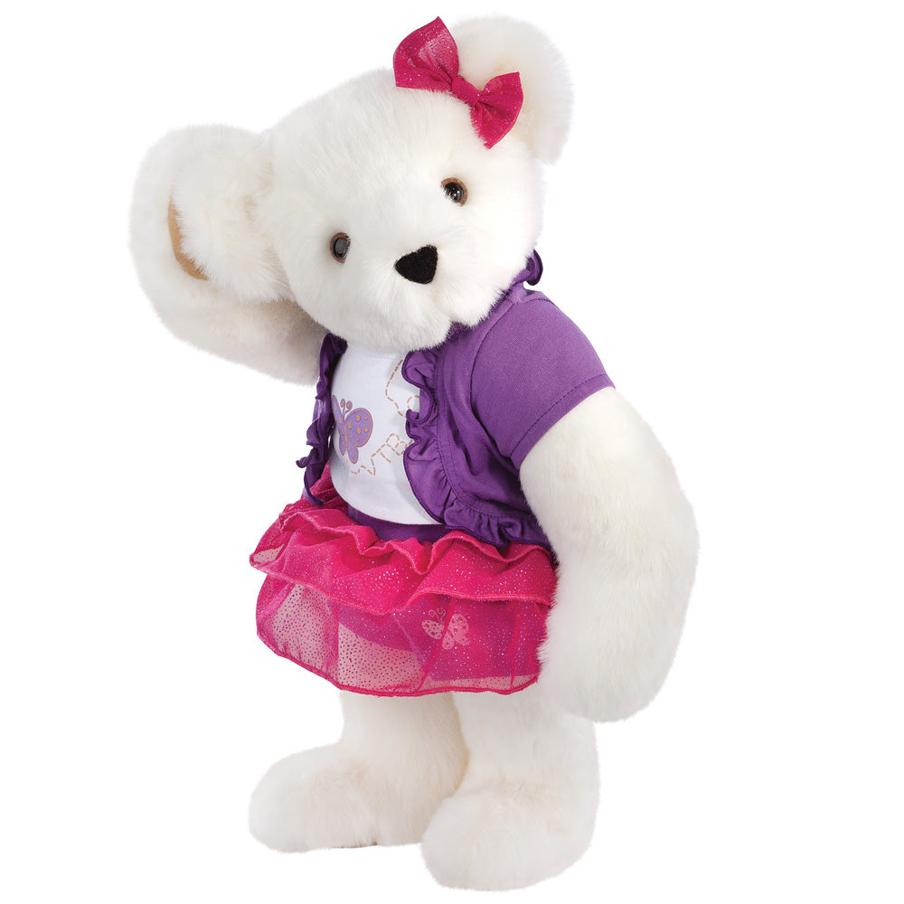 15 In. Glitter Whimsy Bear