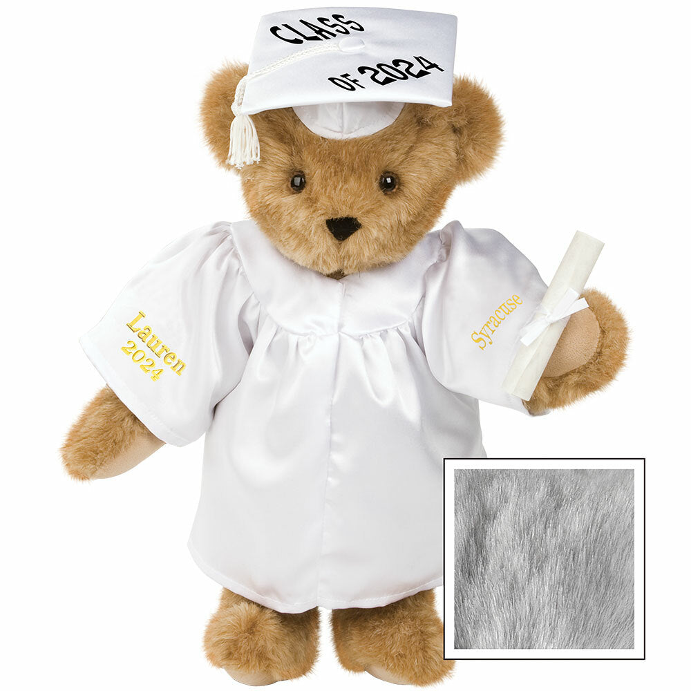 15 In. Class of 2024 Graduation Bear in White Gown