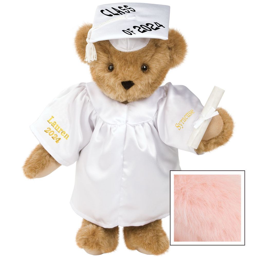 15 In. Class of 2024 Graduation Bear in White Gown