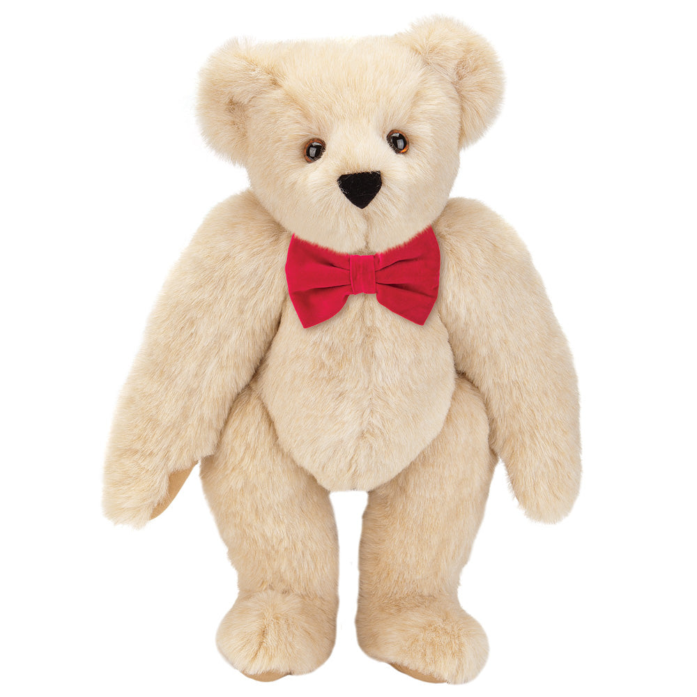 15 In. Classic Bow Tie Bear with Red Bow