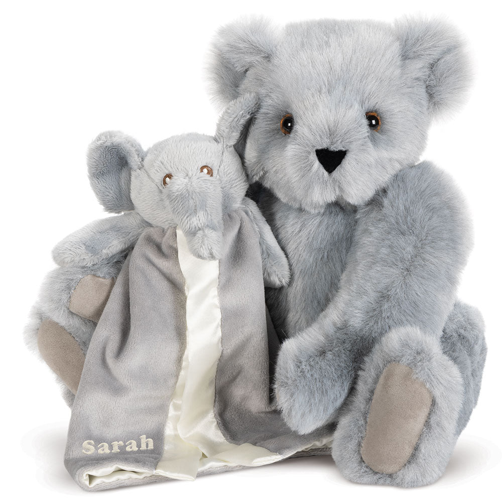 15 In. Cuddle Buddies Gift Set with Elephant Blanket