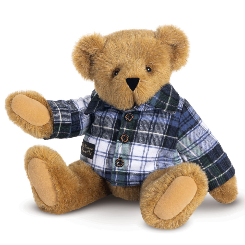 15 In. Vermont Flannel Bear, Campbell Plaid